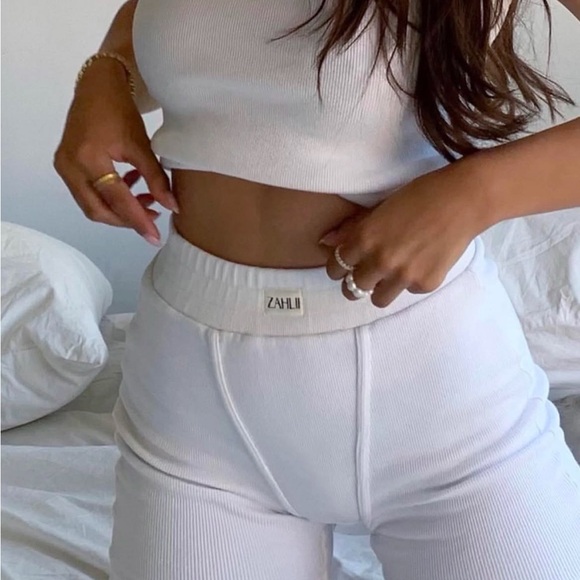 ZAHLII Ribbed Sleep Set Singlet and Brief Boxer Shorts NWT - Picture 3 of 4